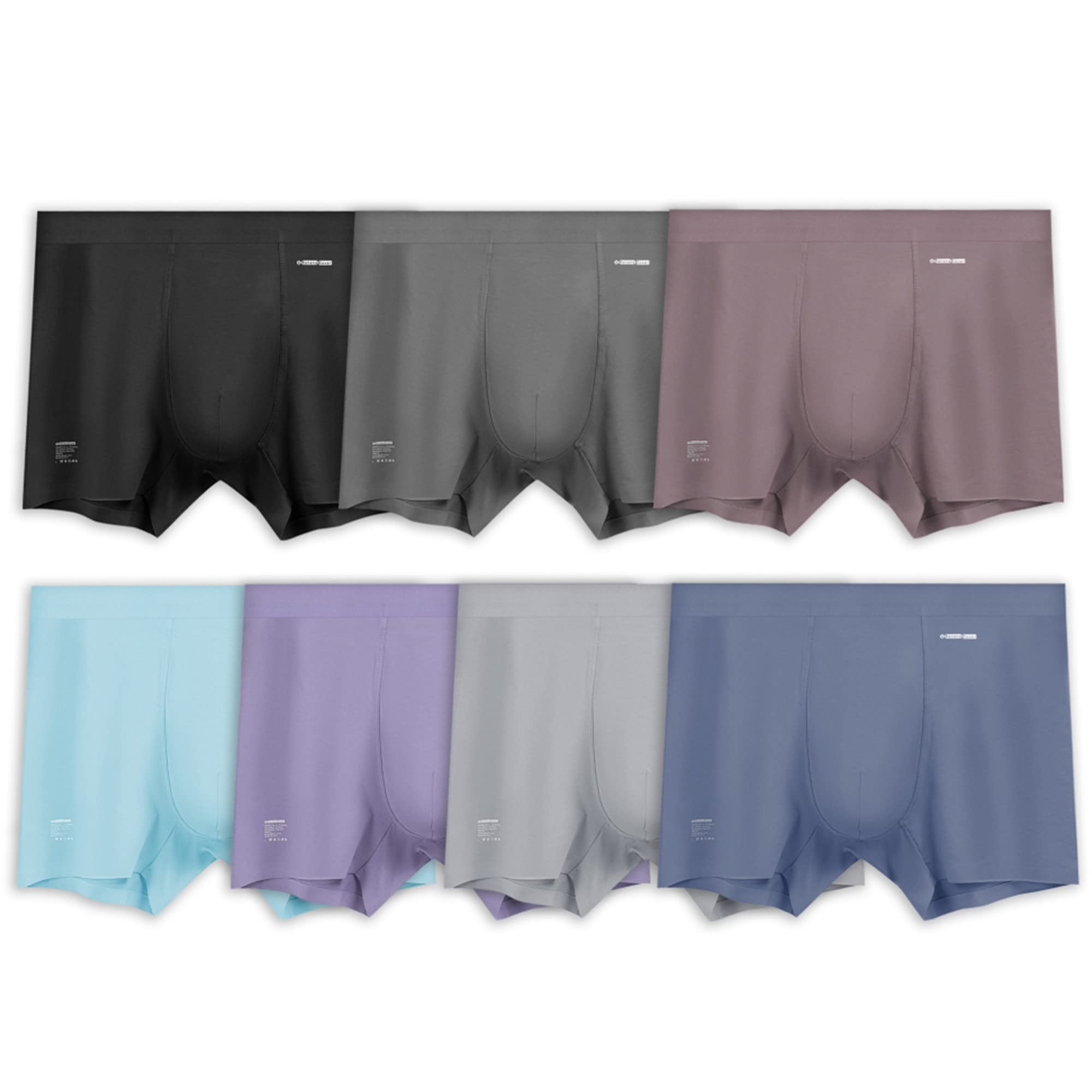 ABananaCover Premium Men's Naked Feeling 80S Air Micro Modal 3" Boxer Briefs - 3X Softer Than Cotton - Men Snug-Fit Underwear