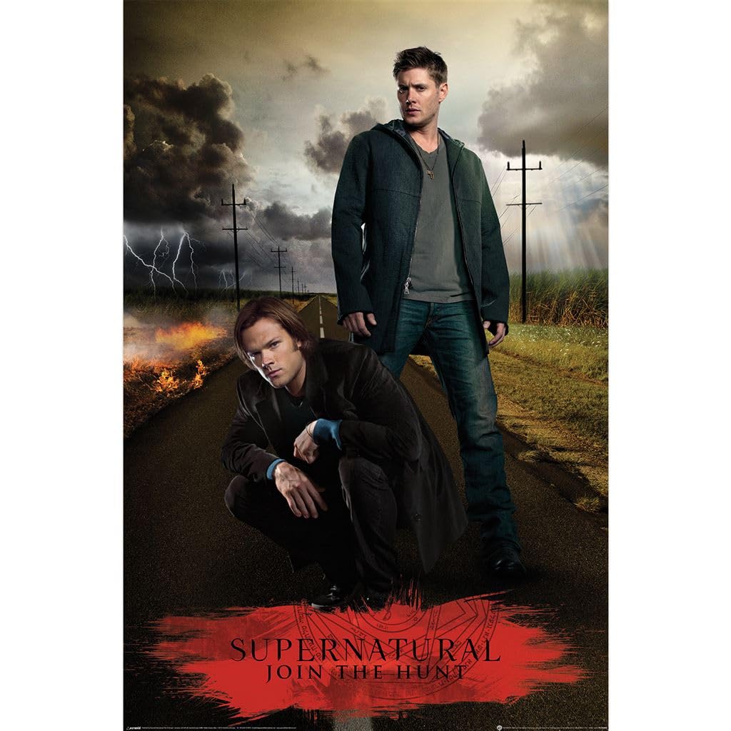 Pyramid International Official Maxi Poster – Supernatural (Heaven And Hell) | Decorative Wall Art | 61cm x 91.5cm Poster for Bedrooms, Dorms & Fans