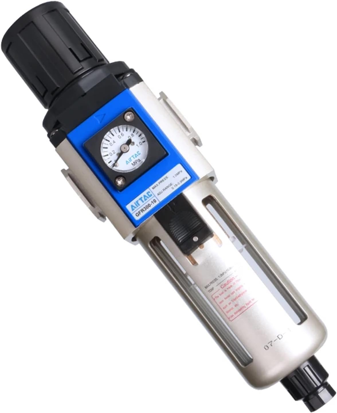 GFR200-08 300-10 400-15 600-25 Pressure regulating filter of air source processor air filter Pneumatic filter (Color : GFR30008F1)