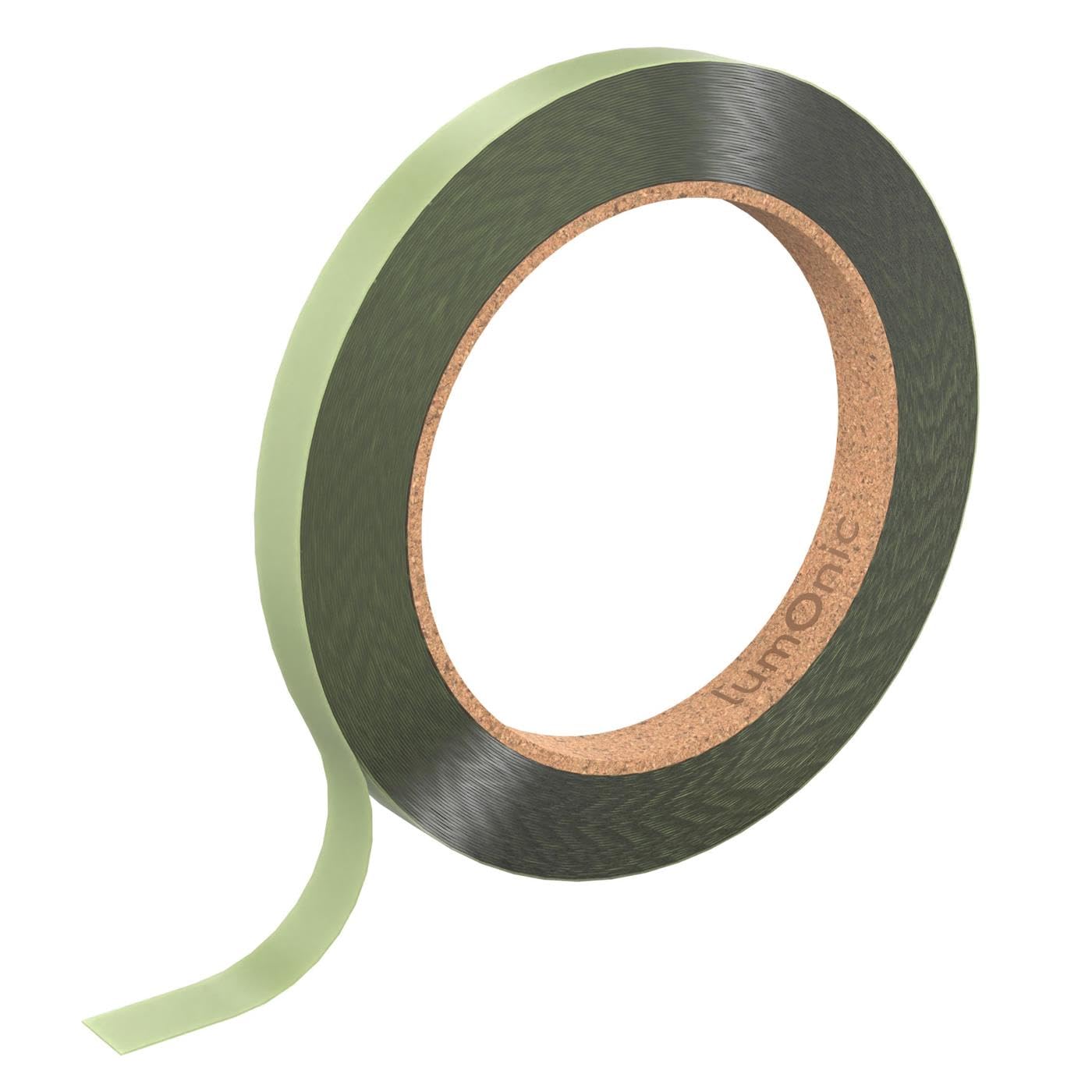 10m Fluorescent Adhesive Tape 10mm Green Luminescent neon Fluorescent Film Phosphor Marking Tape