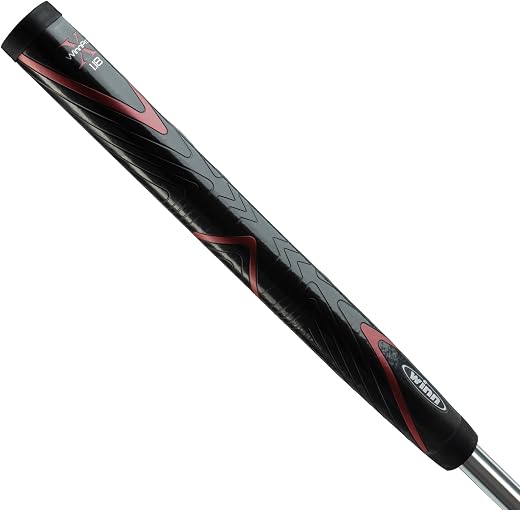 Winn Pro X 1.18 Midsize Putter Grip - Black & Red