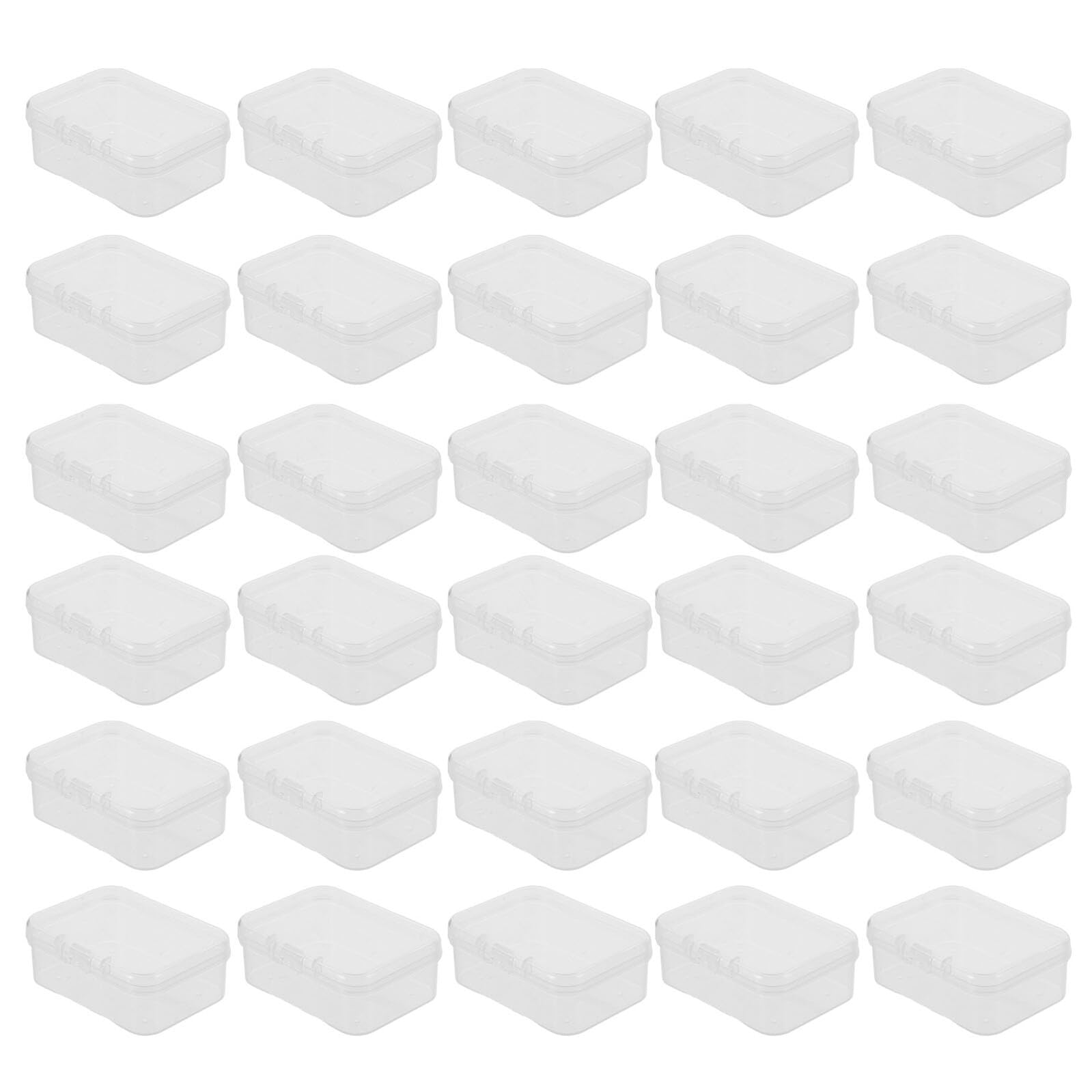 Petites boîtes transparentes Zerodeko anti-perte pour perles, bijoux et loisirs créatifs