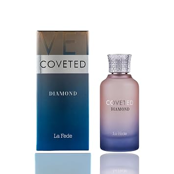 Khadlaj La Fede Coveted Diamond Eau de Parfum Spray for Unisex, 3.4 Ounce / 100ml