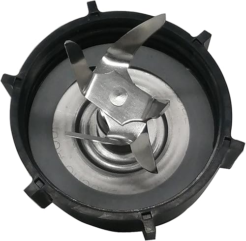Hoja de trituración de hielo de 4 puntos de acero inoxidable con anillo de sellado O de 2 piezas, compatible con la serie Oster Classic Series