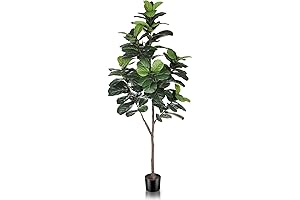 Artificial Fiddle Leaf Fig Tree with 108 Fiddle Leaves