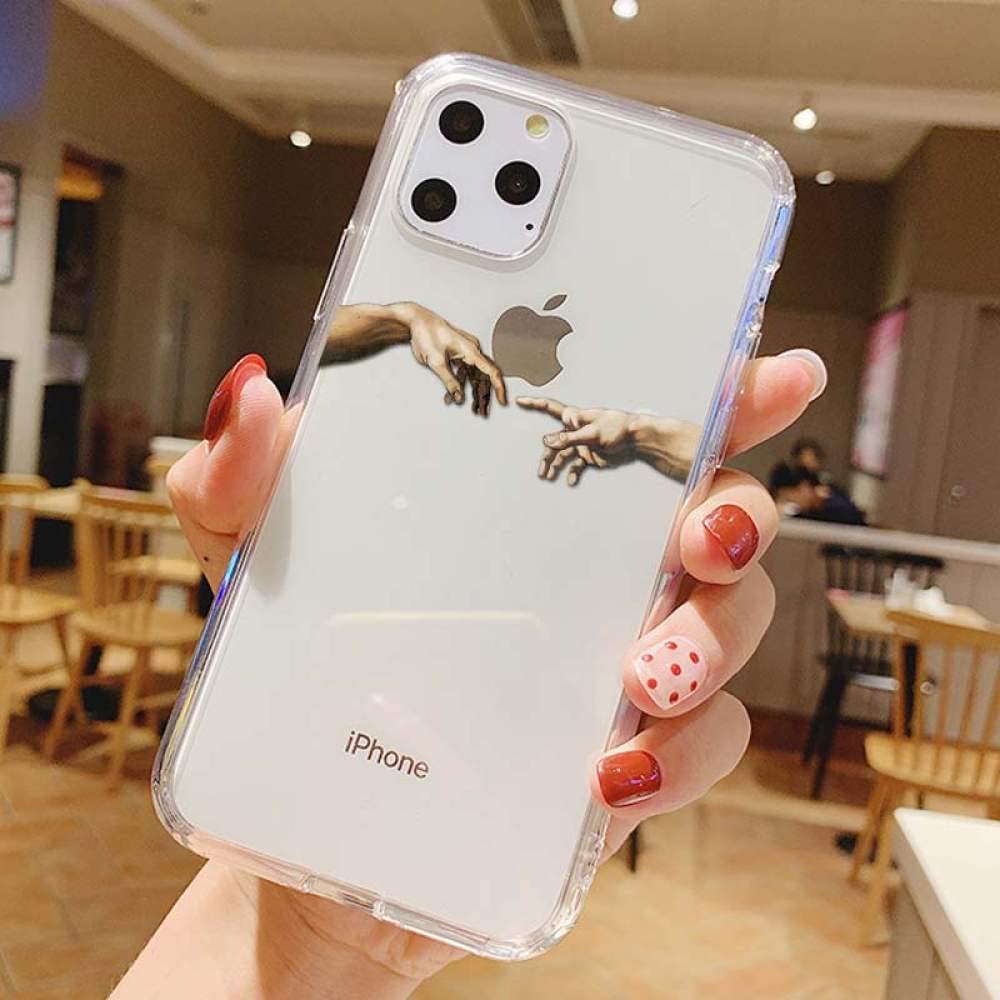 Amazon.com: Mona Lisa Art David Lines Painted Pattern Case