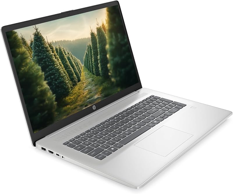 HP Touchscreen Laptop, 17.3" Business Laptop Computer, Windows 11 Pro, 40GB RAM 2TB SSD, Intel Core Ultra 7 255U, HD+ Display, Fingerprint Reader, Backlit Keyboard, SageNova Earphones, Silver image 4
