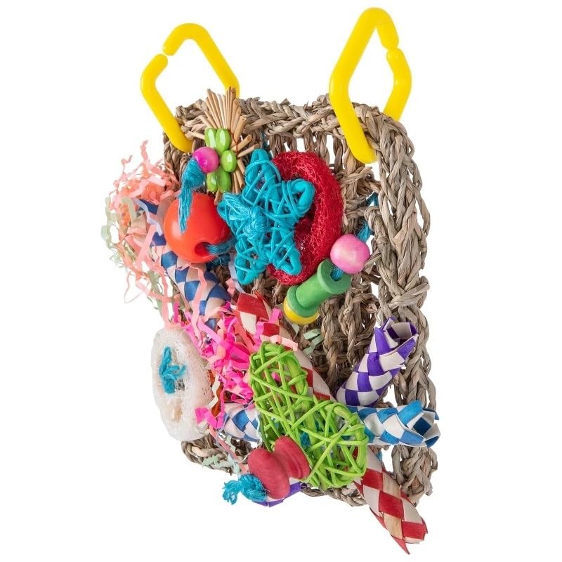 Juguetes for pájaros for periquitos, Juguetes for periquitos, Juguetes interactivos for pájaros for un Tiempo de Juego entretenido, Accesorios for jaulas de pájaros(C)