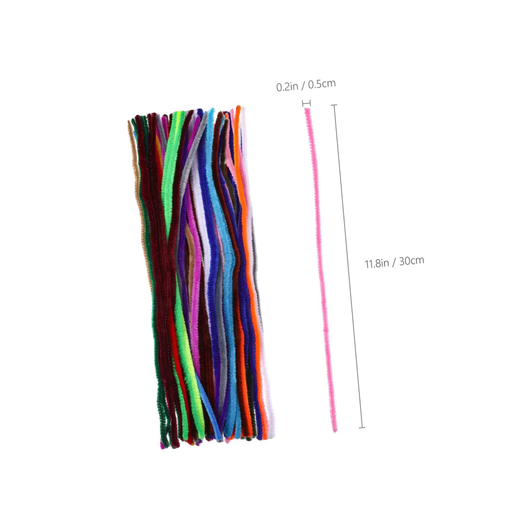 OSALADI DIY Craft Kit for Boys and Girls 1 Set of Chenille Stems Rods and Craft Supplies