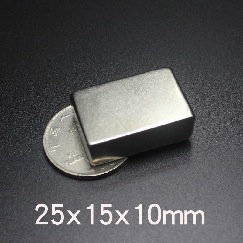 1/2/3pcs 25x15x10mm NdFeB Search Quadrate Stong 25x15x10 mm Neodymium Magnetic 25 * 15 * 10mm Magnet(5pcs)