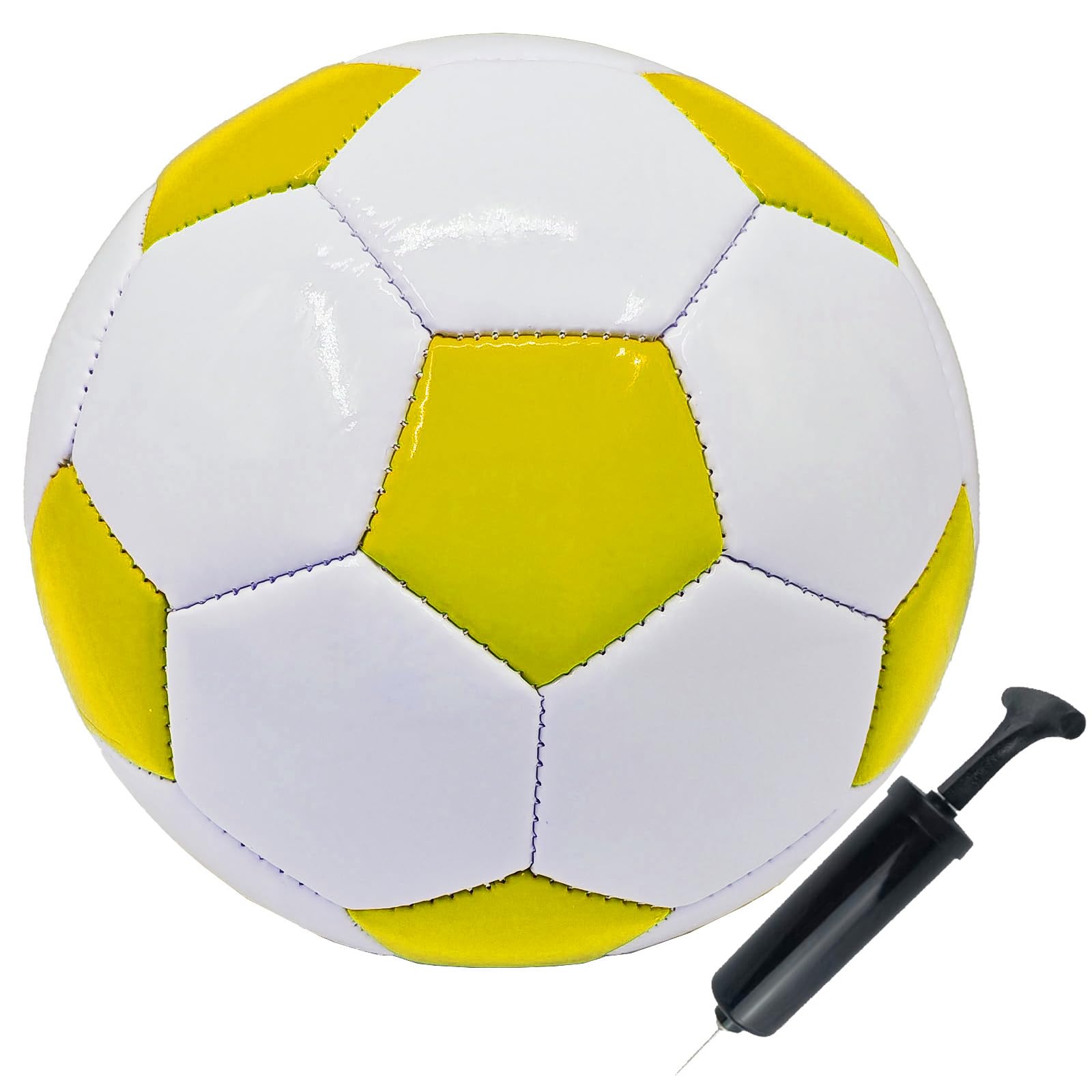 Amazon | SPDTECH サッカーボール サイズ2 イエロー ニードル付き小型