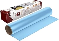 Vista 106 de Firefly Craft - Lámina de vinilo elástico para transferencia de calor, HTV metálico, para planchar para usar con Cricut y Silhouette, para prensa