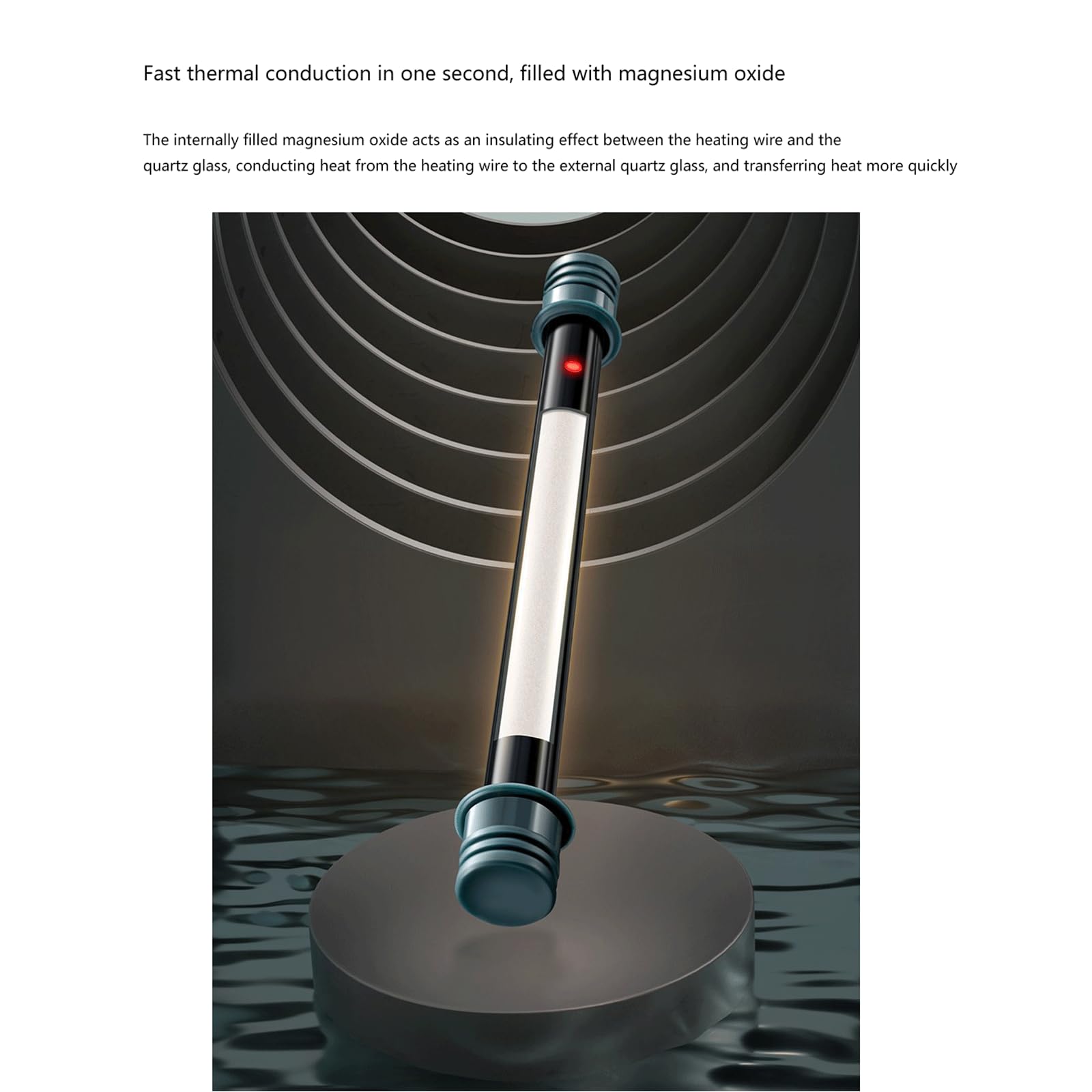 Barra di Riscaldamento del Serbatoio di Pesce Termostato Automatico Acquario Asta di Riscaldamento Protetta Contro Le Esplosioni,200W