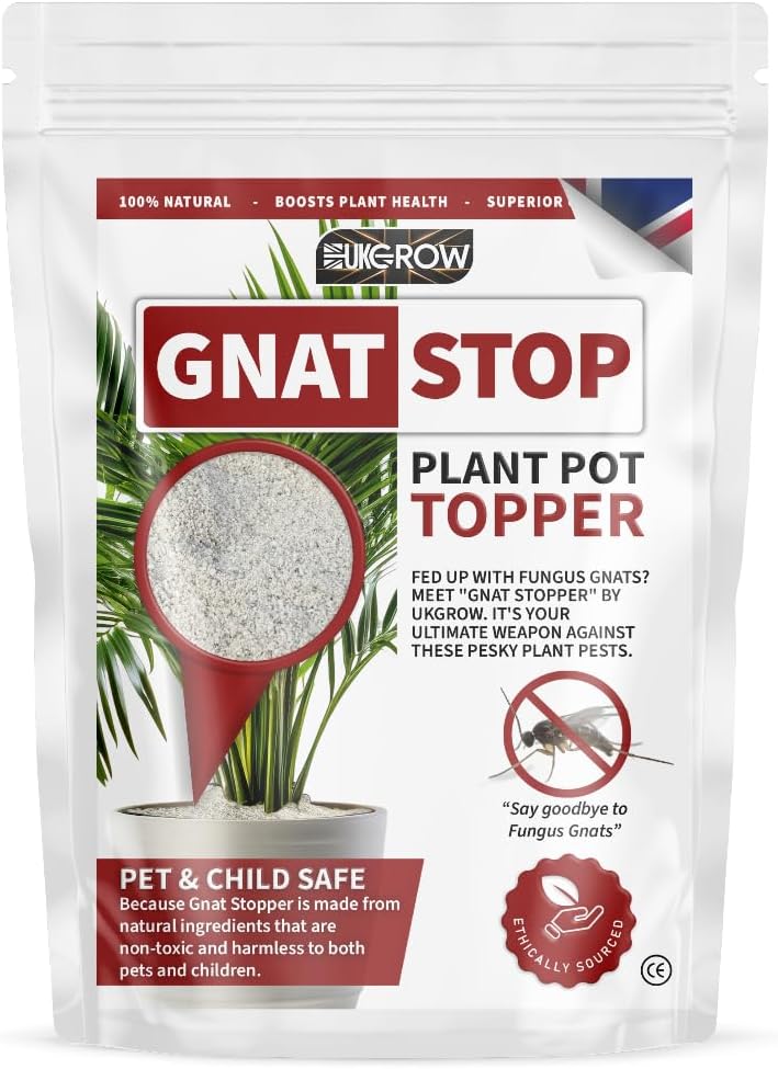 Gnat Stop Plant Pot Topper - Natural Pest Control for Indoor Plants - Available in 1L, 2L, 3L, 5L, 10L, 20L Bags (1 Litre)