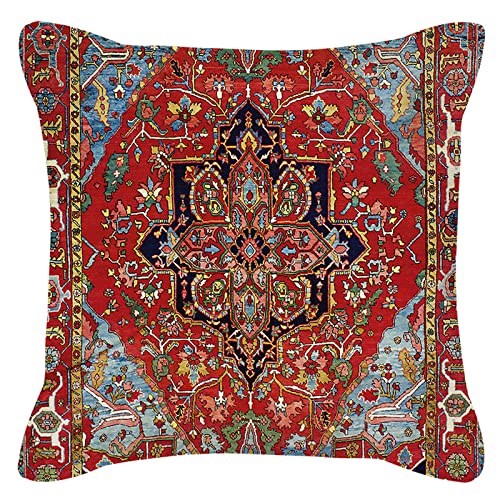 HOSTECCO Kilim Cushion Covers 45x45 cm Pack of 4 Vintage Tribal Cushion Cases Ethnic Patterned Decorative Pillow Covers for Sofa Couch Bed Office - Image 4