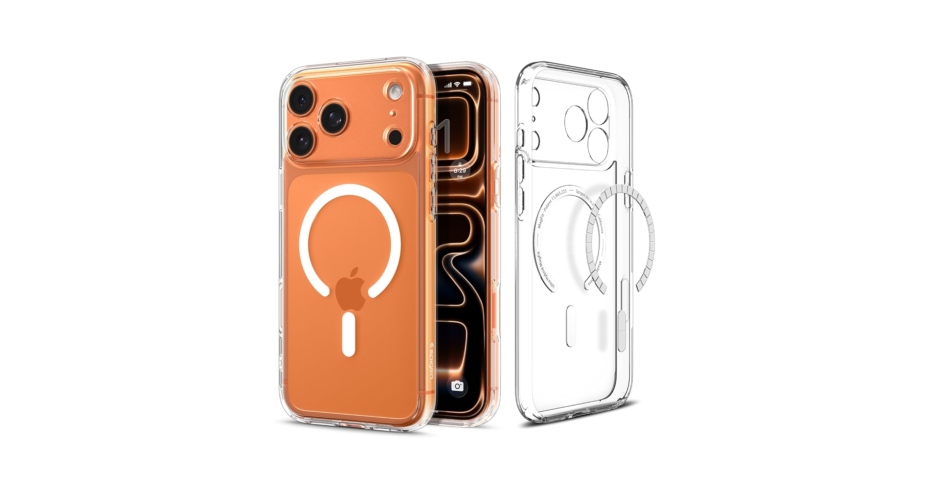 iPhone 17 Pro Max ディープブルー + Spigenケース Spigen Liquid Air compatible with iPhone 17 Pro Max case