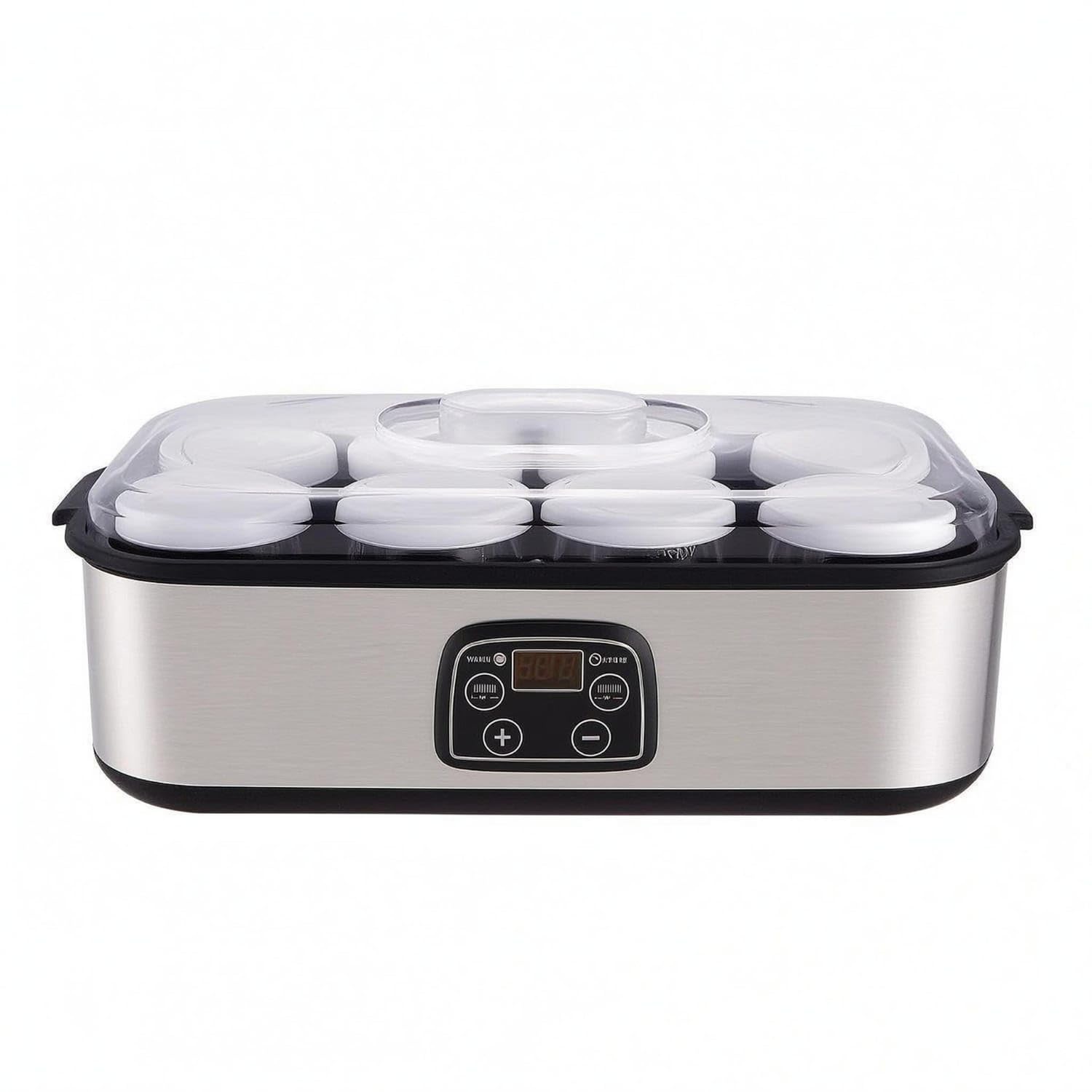 220V Digital Yogurt Maker Compact Glass Cup Yogurt Maker, EU 220V-image-25