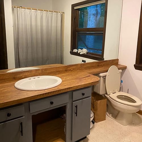 Miniatura 7 de Papel de contacto de madera de 4724 x 177 pulgadas papel tapiz autoadhesivo de madera rústico extraíble estante de papel de contacto mesa de