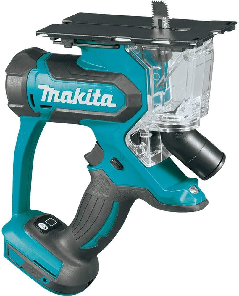 Makita XDS01Z 18V LXT Cordless Cut-Out Saw - Tool Only, Precise Drywall Cuts up to 984 Ft per Charge