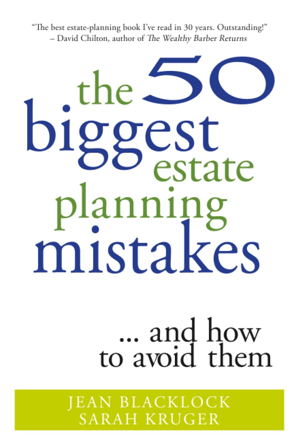 The 50 Biggest Estate Planning Mistakes...and How to Avoid Them (Canadian Guides)