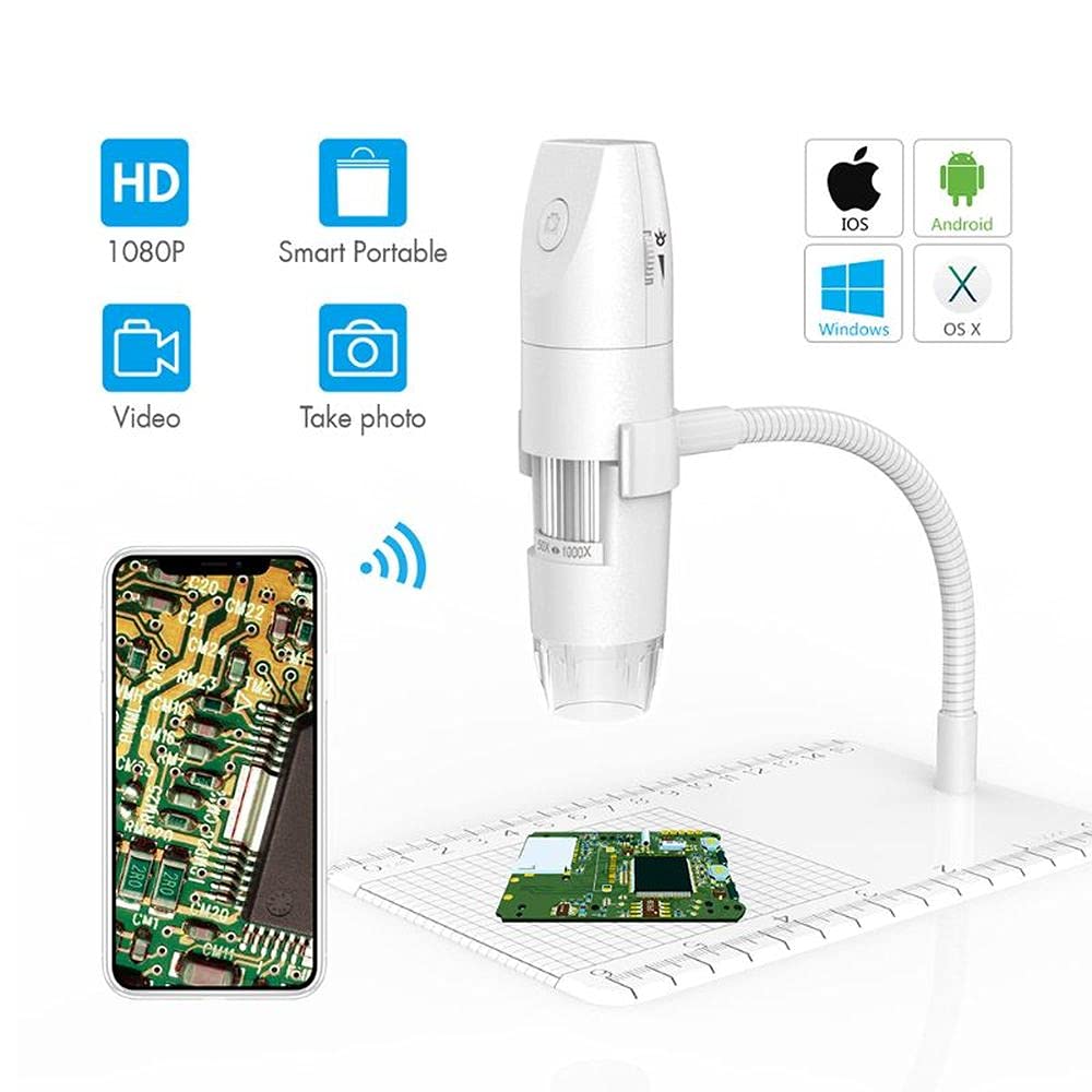Microscopio digitale senza fili con supporto di osservazione del braccio flessibile USB WiFi
