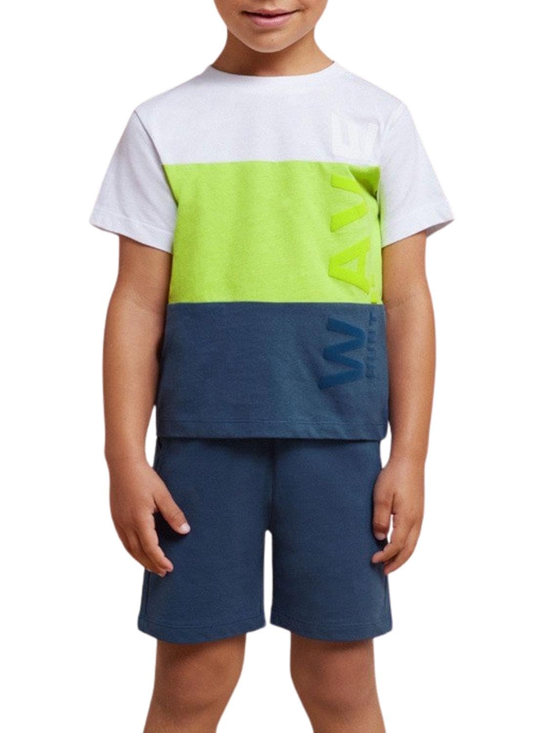 Mayoral Chandal Niño Verano – Conjunto Deportivo niño - Conjunto Verano Niño - Sport – Camiseta manga corta y Pantalon corto para niño - Ropa de Regalo – Para niños de 2 años a 8 años