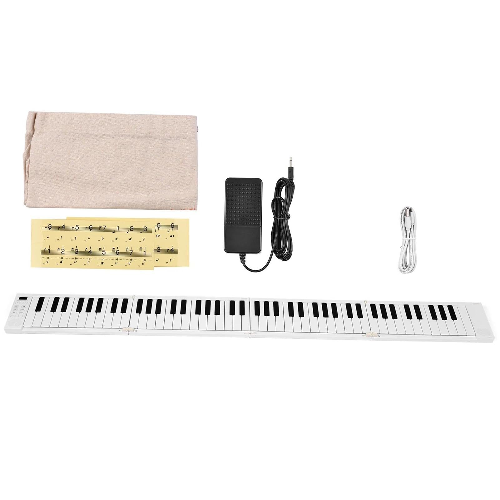 Tastiera Digitale Per Principianti Tastiera Elettronica Pieghevole Piano 88 Tasti Pianoforte Digitale