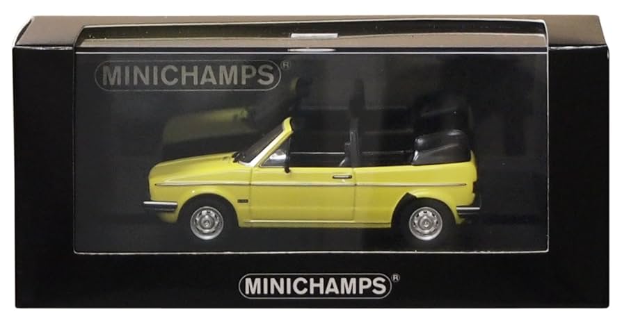 ミニカー　VW　フォルクスワーゲン　ゴルフⅠ　カブリオレ　ホワイト イクソ 1/43 フォルクスワーゲン ゴルフ カブリオレ MK I 1981