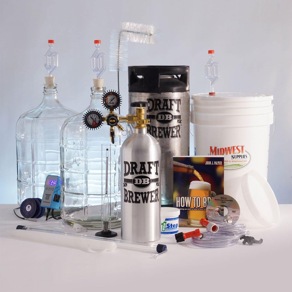 Master Brewer's Equipment Kit with Kegging Setup Beer