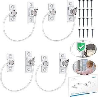 eSynic 4Pack Durable Window Locks Child Safet...,