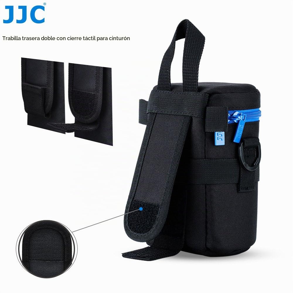 JJC Resistente al Agua Deluxe Funda para Objetivo con Correa