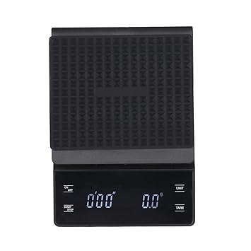 0.3g ~3000g High Precision Digital Scale with Waterproof Surface Electronic Scale LED Display with Backlight Portable Kitchen Scale Baking Scale Coffee Scale Belity