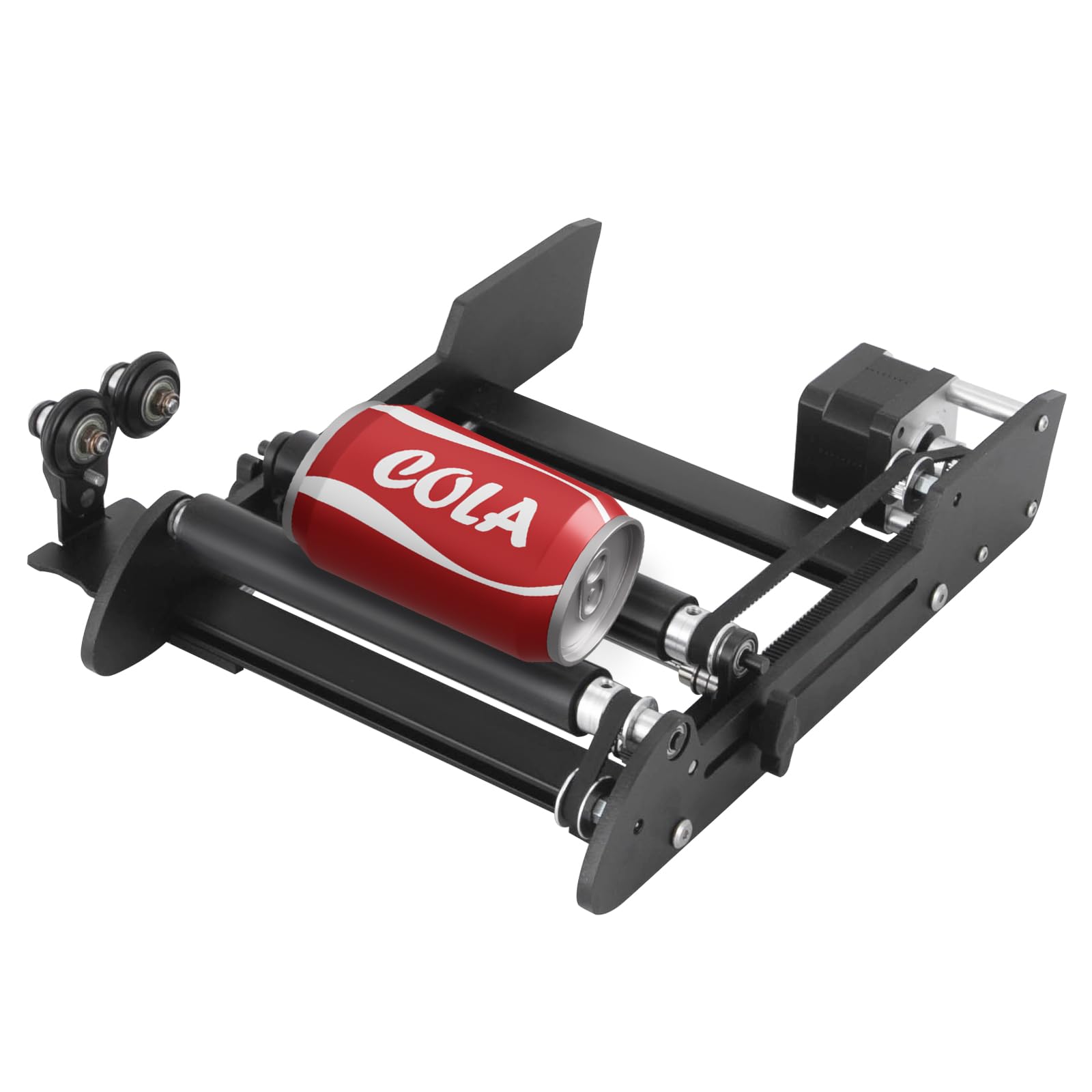 FIPINIXK Engraver Rotary Roller, Pro Rotary Drum Engraving Machine with Wine Glass Holder for Glasses Cups Cans Water Bottles Sliding Adjustment Stepping Motor 0.79-4.8 Inch Roller Adjustable Range