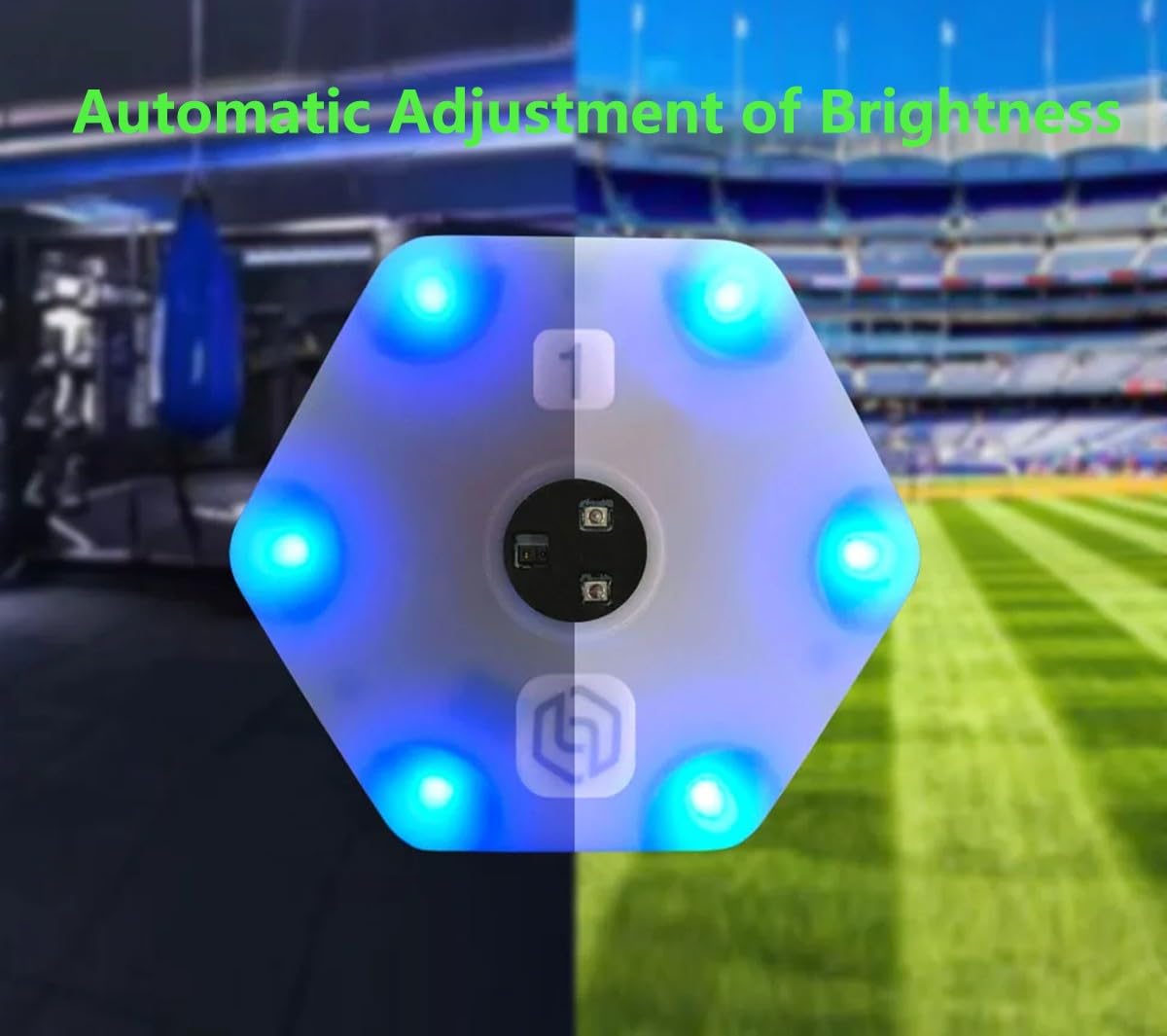 Boxing React Sensory Agile Training Equipment Lampada per Allenamento di Reazione velocità Allenatore di Fitness Fisico con 29 modalità(6)