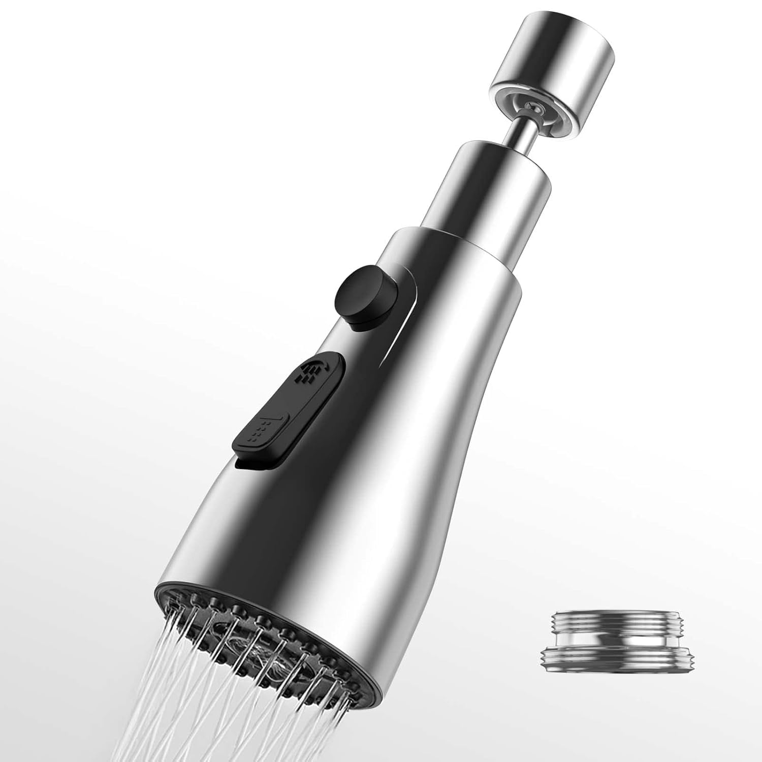 HRIDHAAN Universal Kitchen Faucet Head -Sink Aerator Faucet Replacement Parts, Pull Down Faucet Sprayer Head, Big Angle Rotatable Anti - Splash Faucet Extender, for Regular Faucet and Pull Down Faucet (B0D9Y562NM) Amazon Price History, Amazon Price Tracker