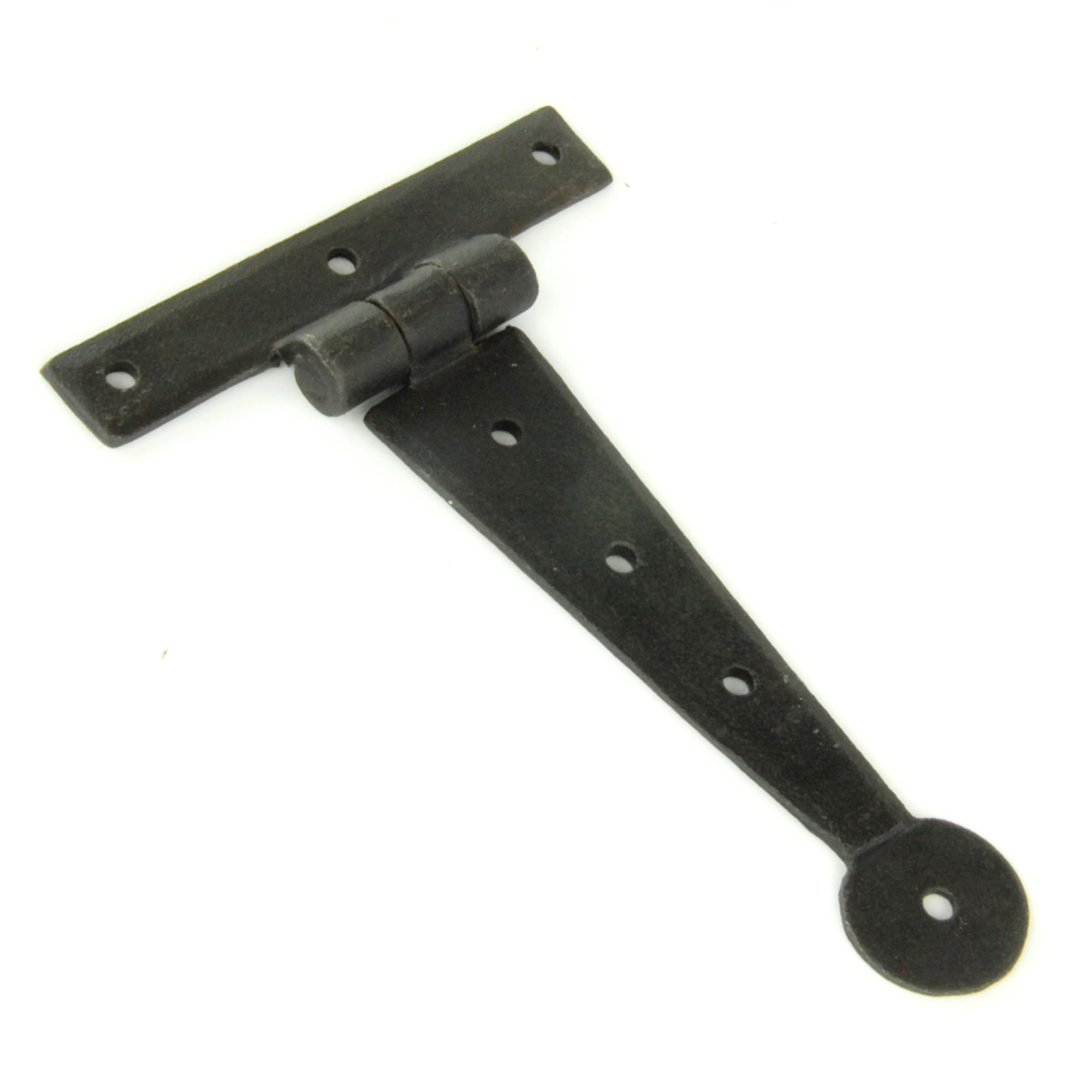 Beeswax Hand Forged Iron Hardware Door Handles Pulls Hinges Latches (Penny Hinge 6")