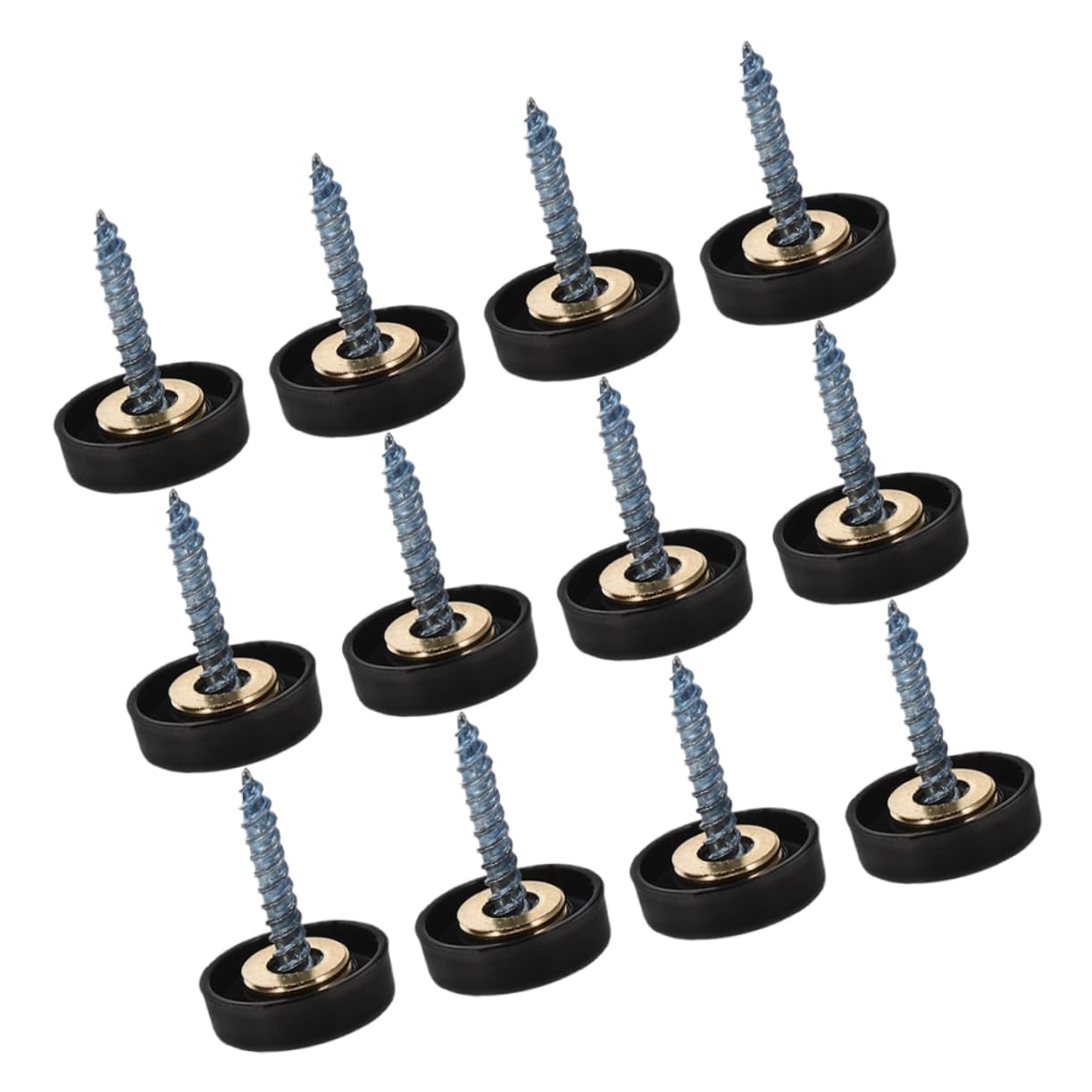 SOLUSTRE 12 Pcs Stainless Steel Mirror Nails 16mm Decorative Screws Caps Mirror Frame Mounting Hardware Easy Install for Sign Display Advertising