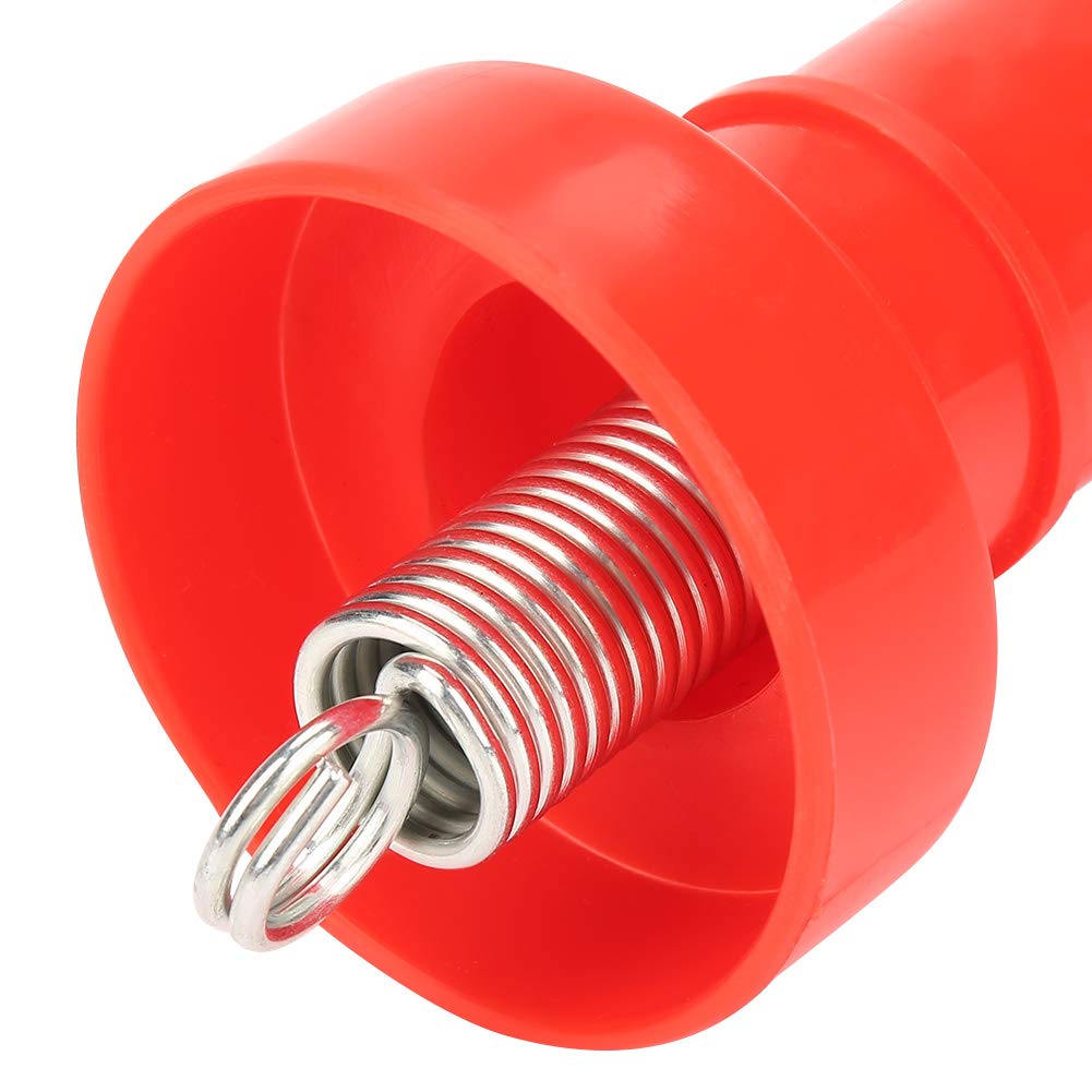 10 Maniglie per Cancelli a Molla Isolate Maniglia per Cancello per Recinzione Elettrica con 10 Isolanti Comoda Stalla per Recinto Elettrico