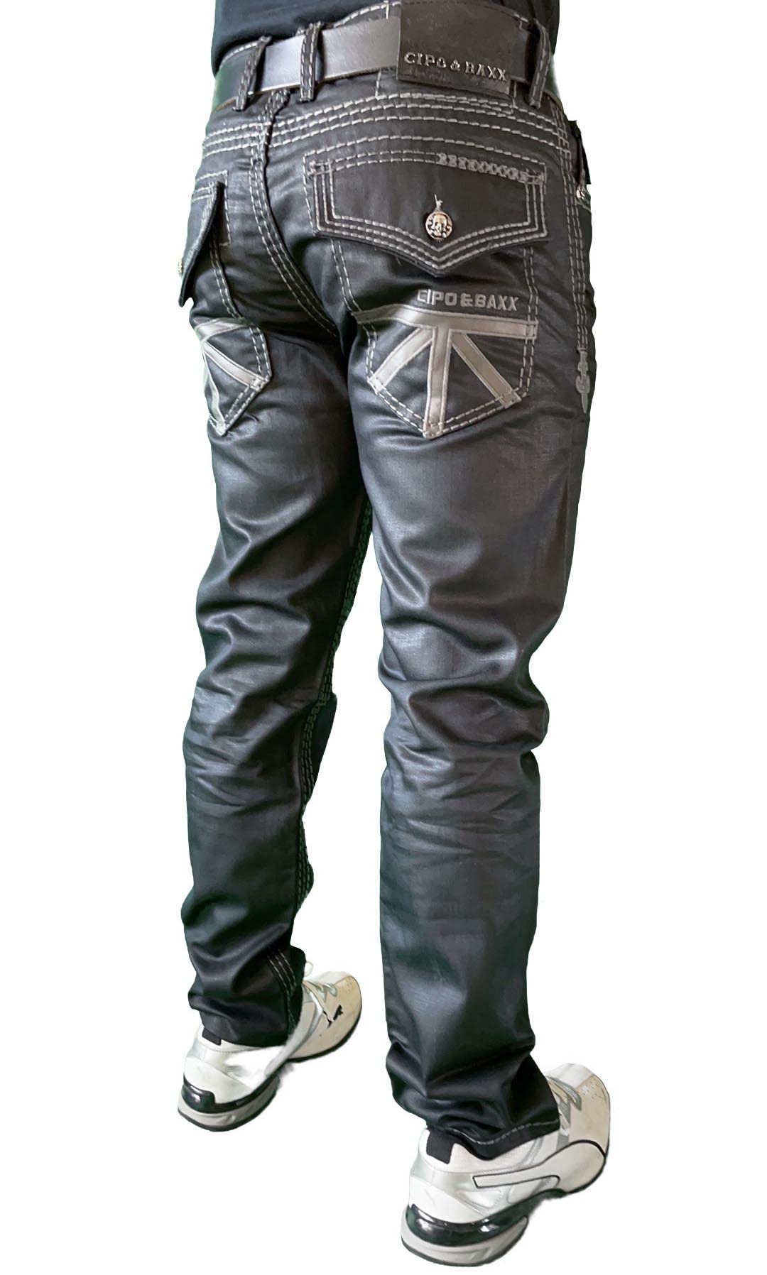 Cipo & BaxxBristol CD295 Men's Denim Jeans Thick Seams