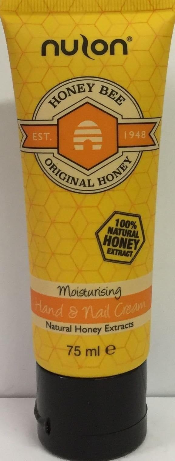 SIX PACKS of Nulon Honey Bee Original Honey Moisturising Hand & Nail Cream 75ml