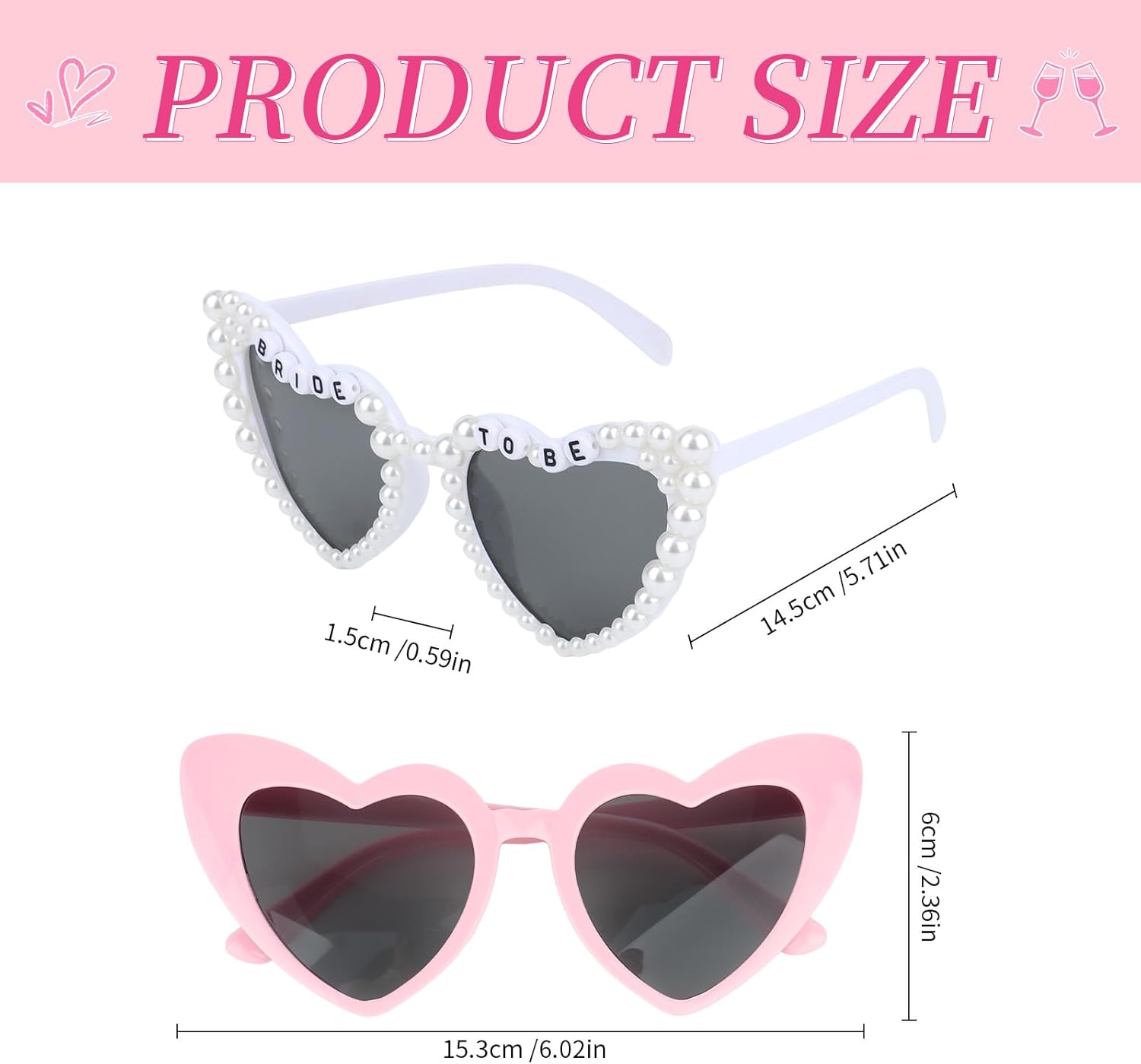 Jaciya Bride Sunglasses Bride to Be Gifts Bachelorette Party Favors - Image 2