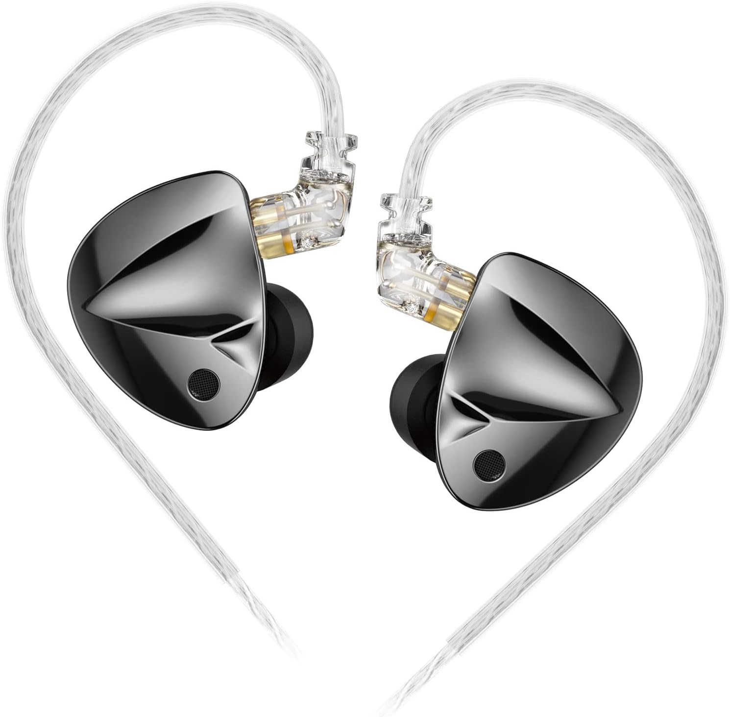 KZ DFi Tunable IEM Eabuds for Audiophile,KZ HiFi Dyanmic Driver in Ear Monitor Heavy Bass in Ear Headphone,Stereo DJ Earphone (No Switch, Without Mic)