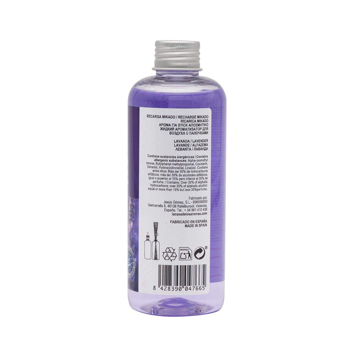 La Casa de los Aromas Mikado Reposicion 250 Ml Sin Varillas (Lavanda, 5)