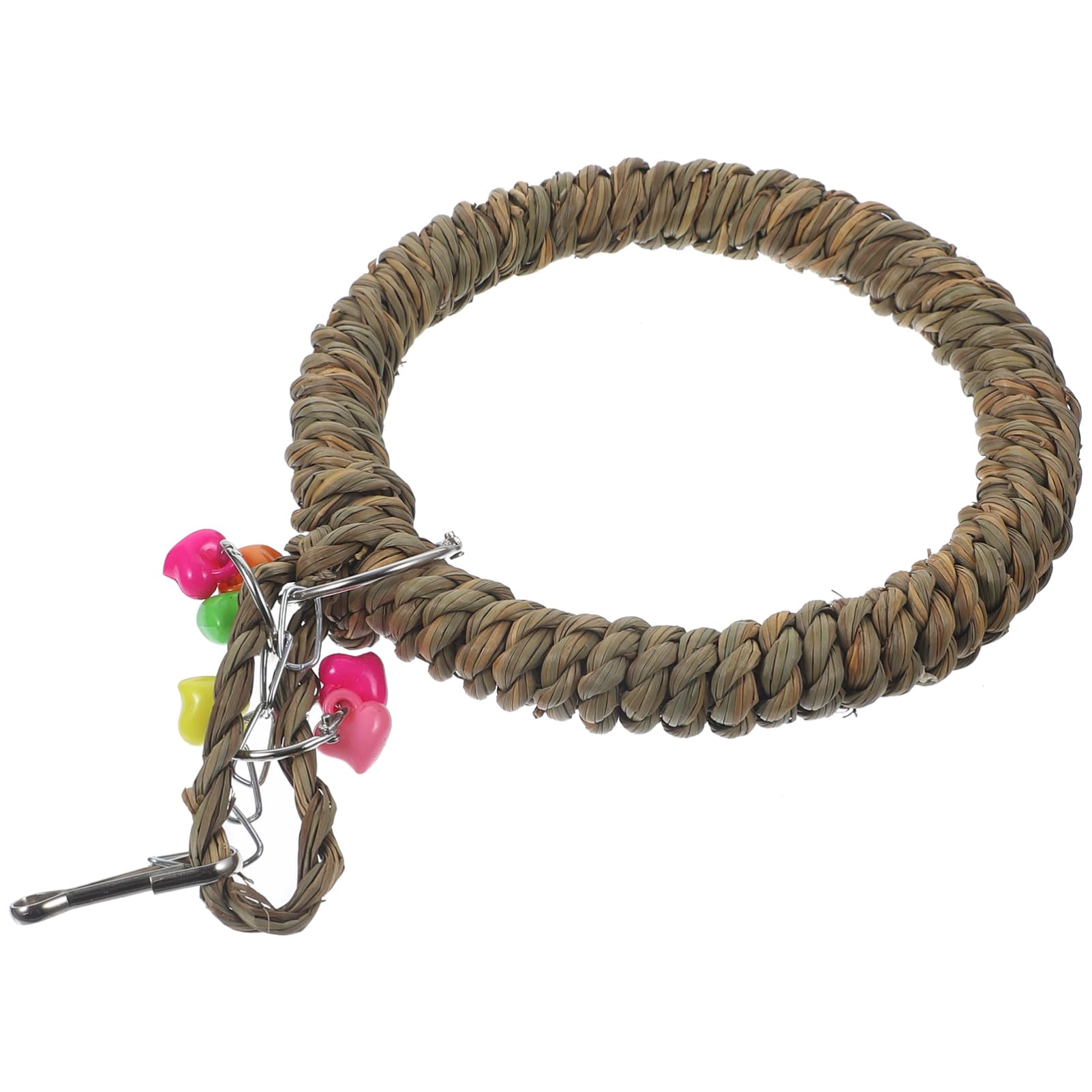 BESPORTBLE 5pezzi Altalena Decorativa Per Pappagalli Trespolo Da Appendere Per Uccelli Gioco Divertente e Resistente Per Parrocchetti e Cockatiel Accessorio Per Benessere Degli Uccelli
