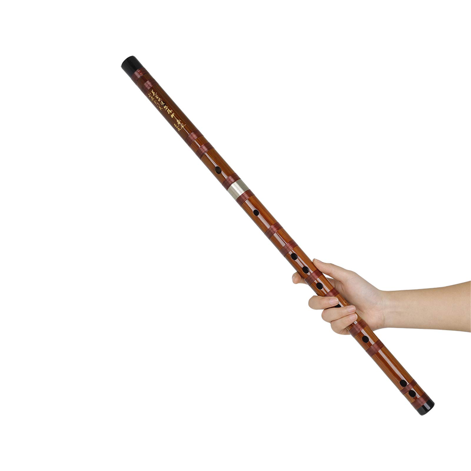 ZJchao Flauta, Llave de C Flauta bambú Amargo Instrumento Piccolo China China Instrumento de Madera Hecha a Mano Chino con Bolsa de Almacenamiento Nudo Chino