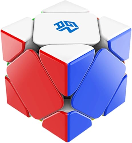 Cuberspeed GAN Skewb M - Posicionamiento del núcleo del cubo de velocidad sin calcomanías Posicionamiento del núcleo Edición estándar
