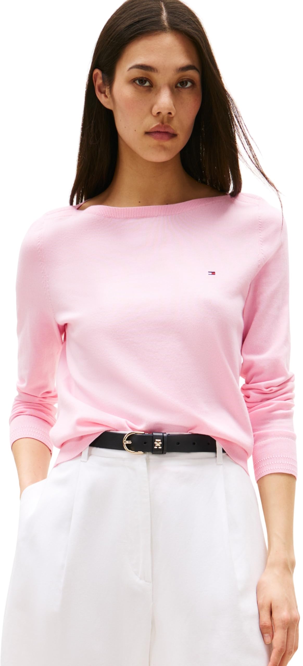 Tommy Hilfiger Swetry damskie, Różowy (Classic Pink), XXS