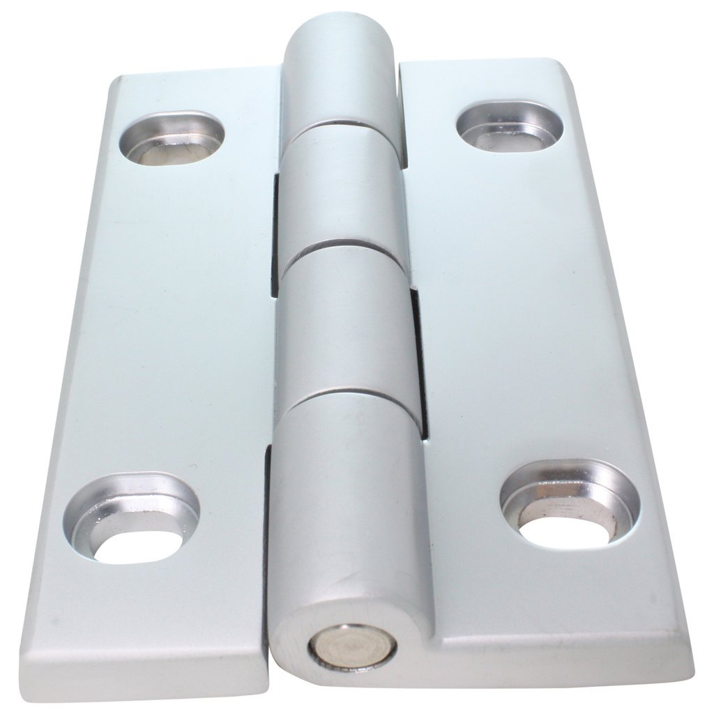 Hinge Heavy-duty Hinge AL 90 Aluminum Die Cast 45 x 68 mm silver grey alu colour