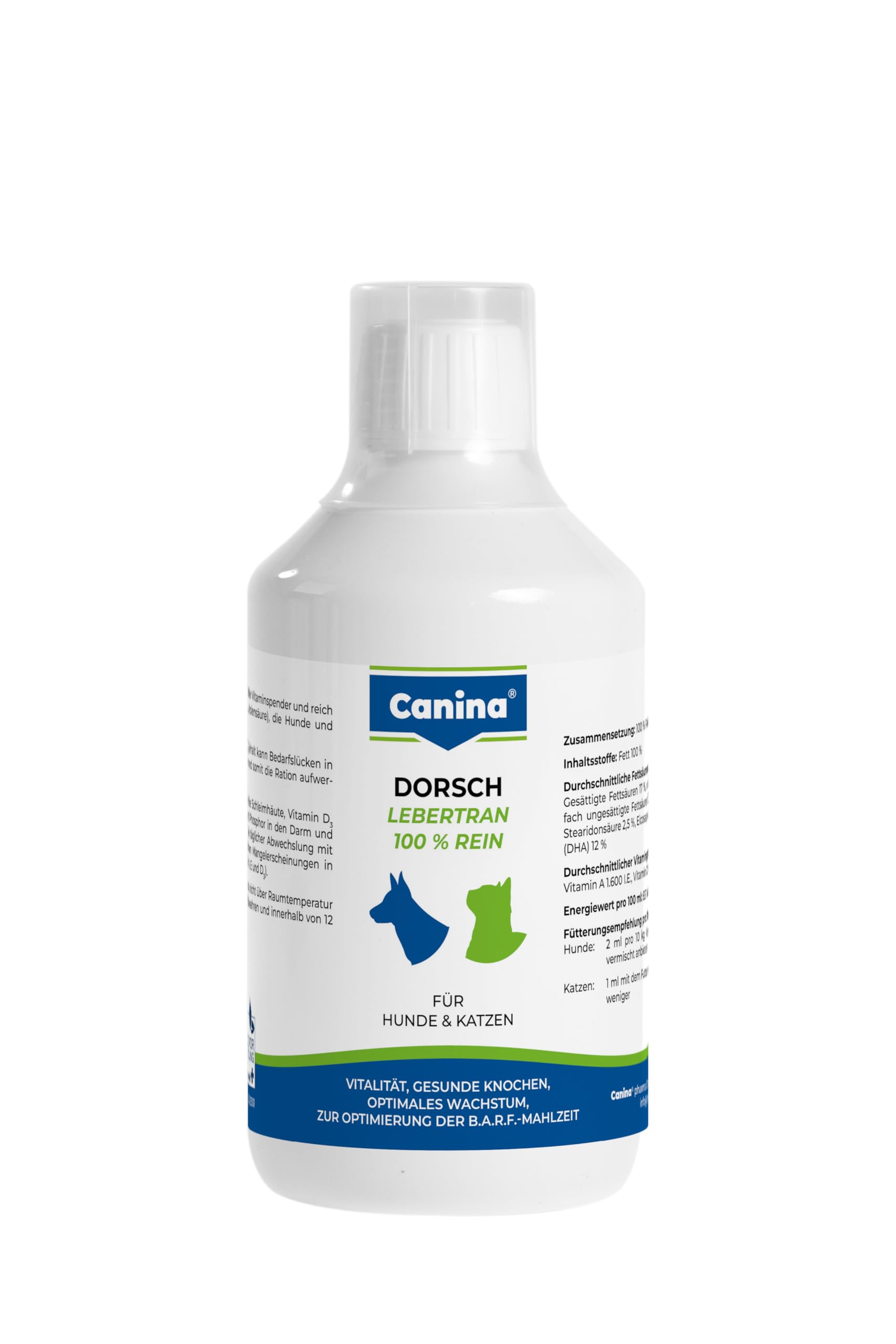 Canina Medizinal Dorschlebertran, 1er Pack (1 x 500 ml)