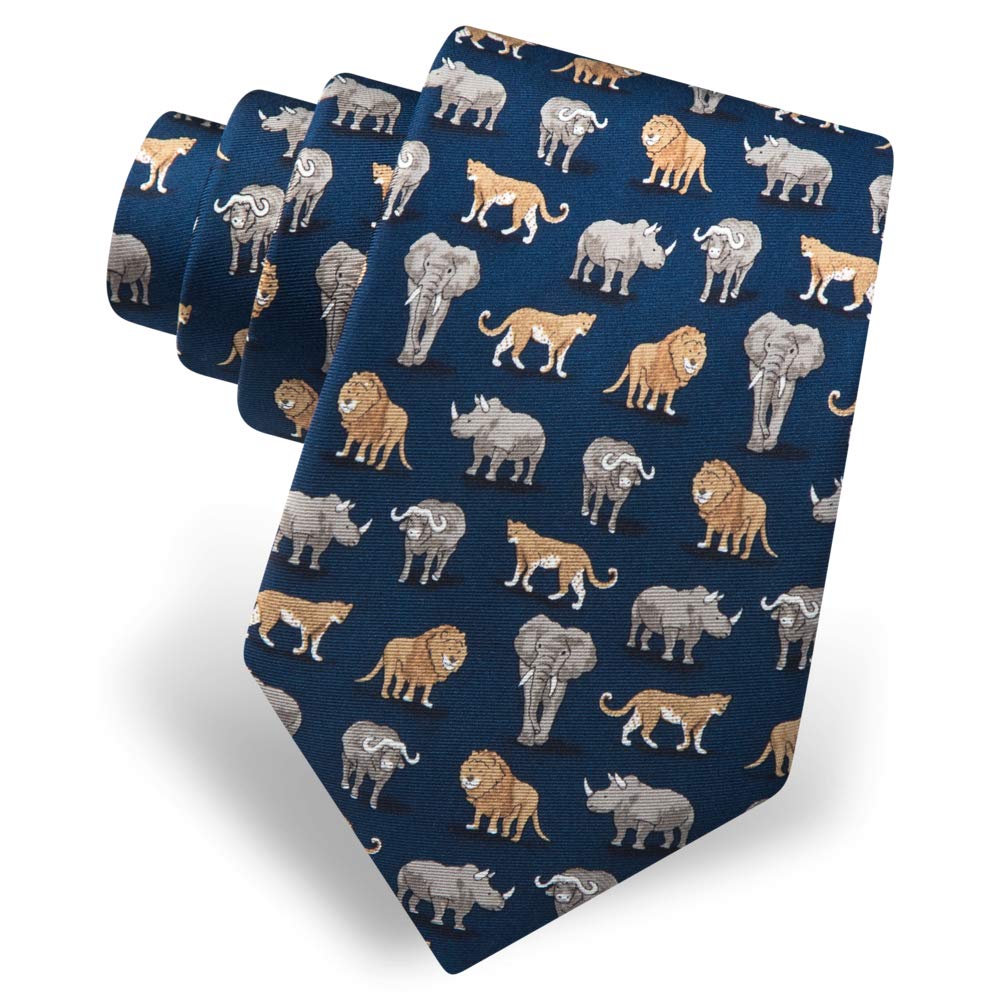 silk elephant tie